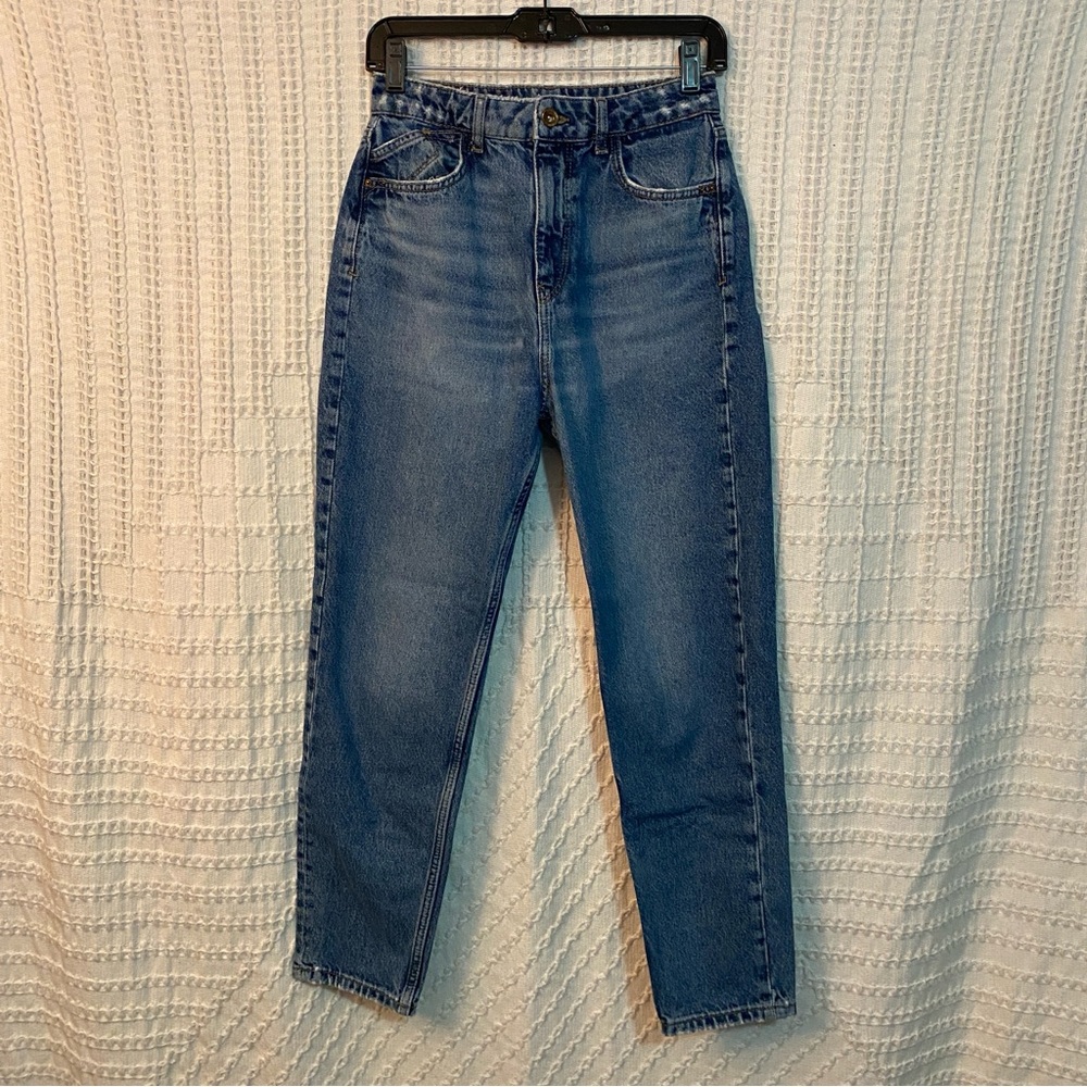 Zara Women's Distressed Mom Jeans | Size 4